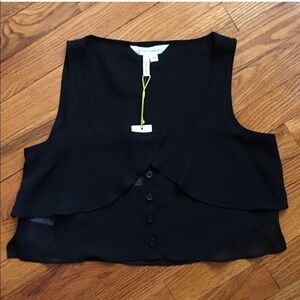 NWT BCBGeneration sheer crop top